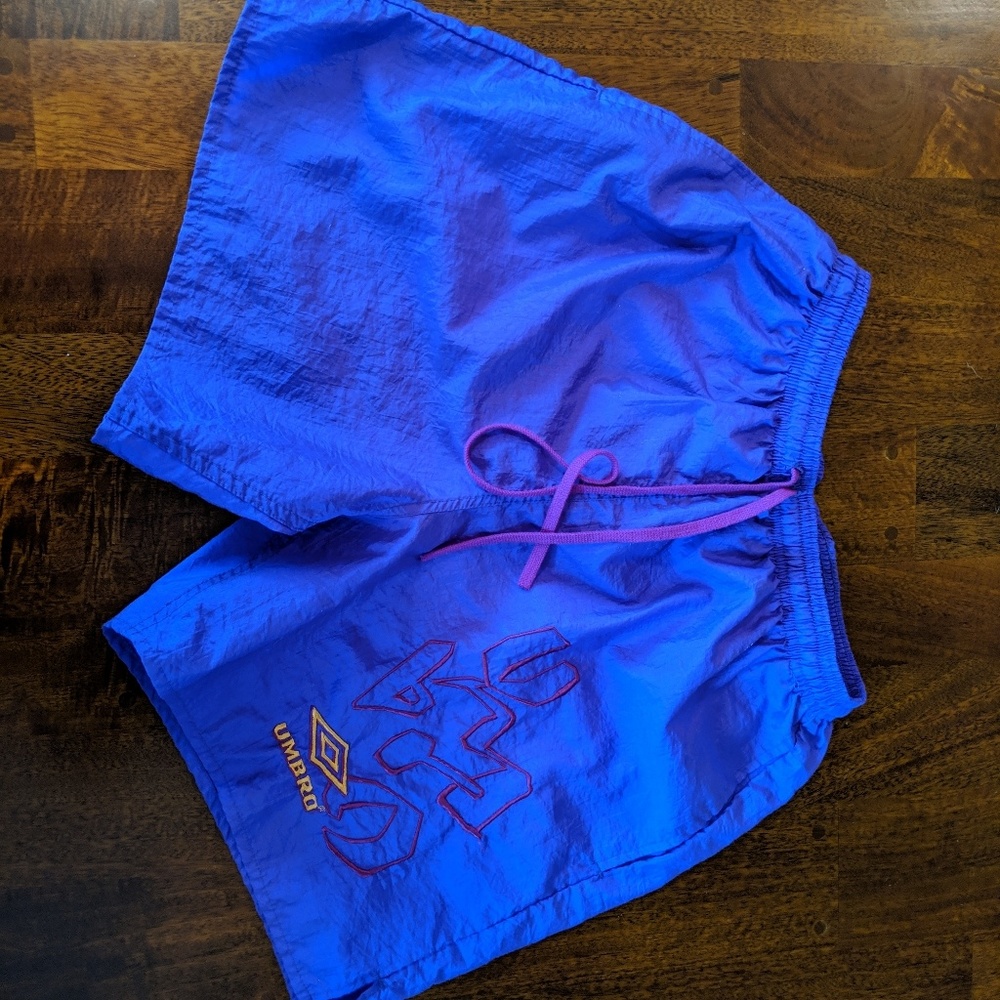 Women's Vintage 90s Umbro shorts.